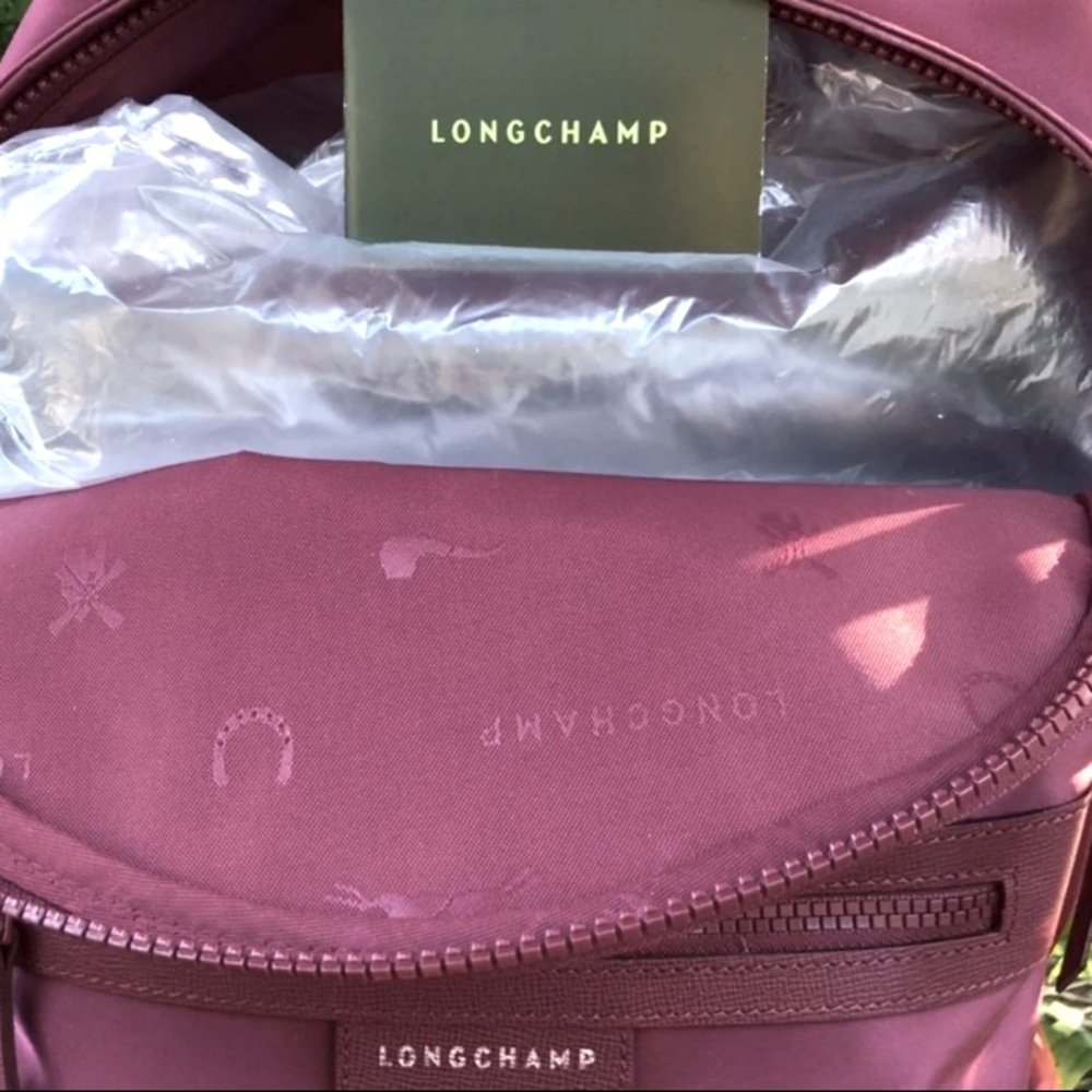 NEW  Longchamp Plum Book bag